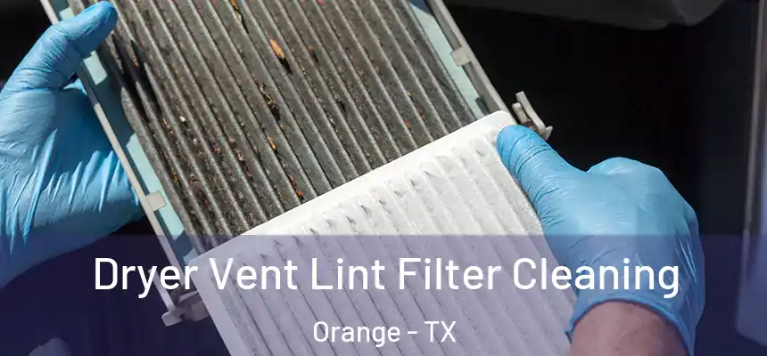  Dryer Vent Lint Filter Cleaning Orange - TX